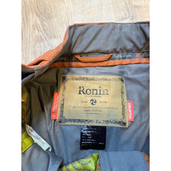 Y2K Burton Ronin Orange Baggy Cargo Tech Snowboard Pants S EUC - Picture 4 of 9